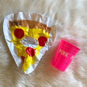 Victoria’s Secret PINK cup and pizza float